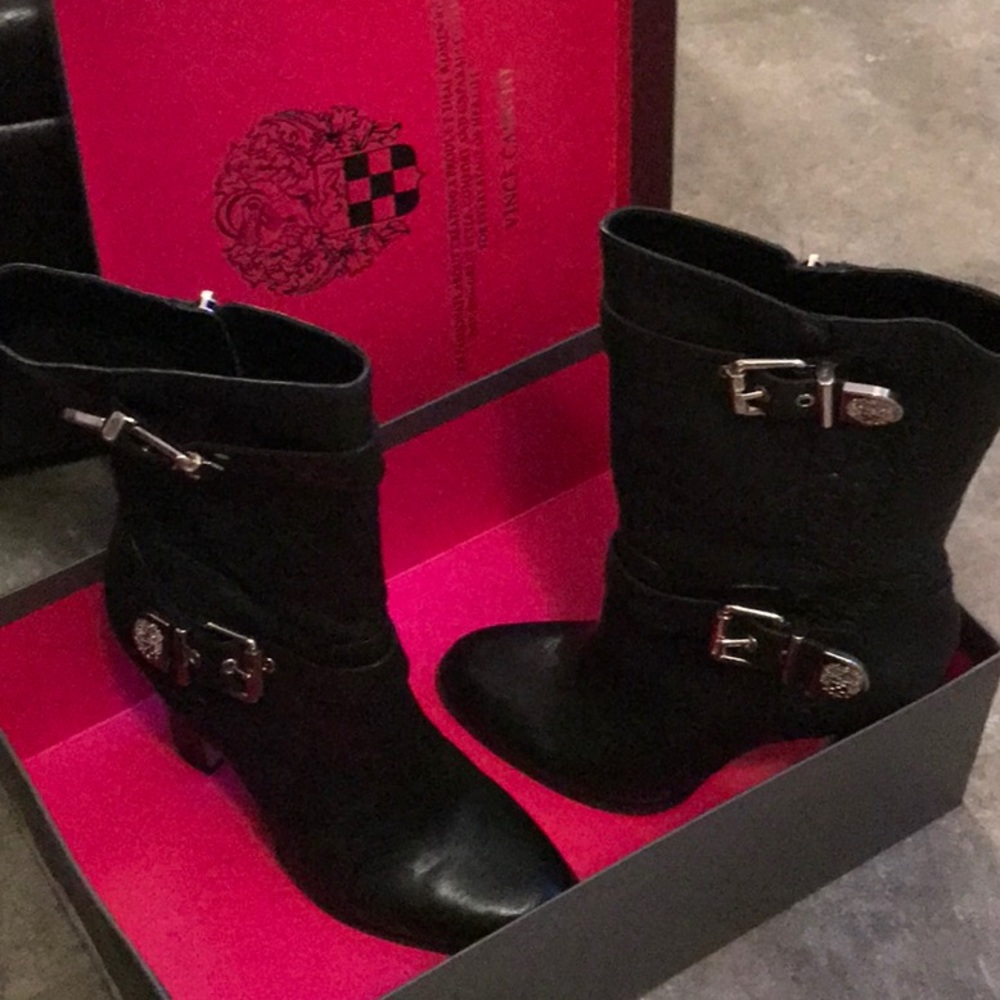Vince Camuto black boots